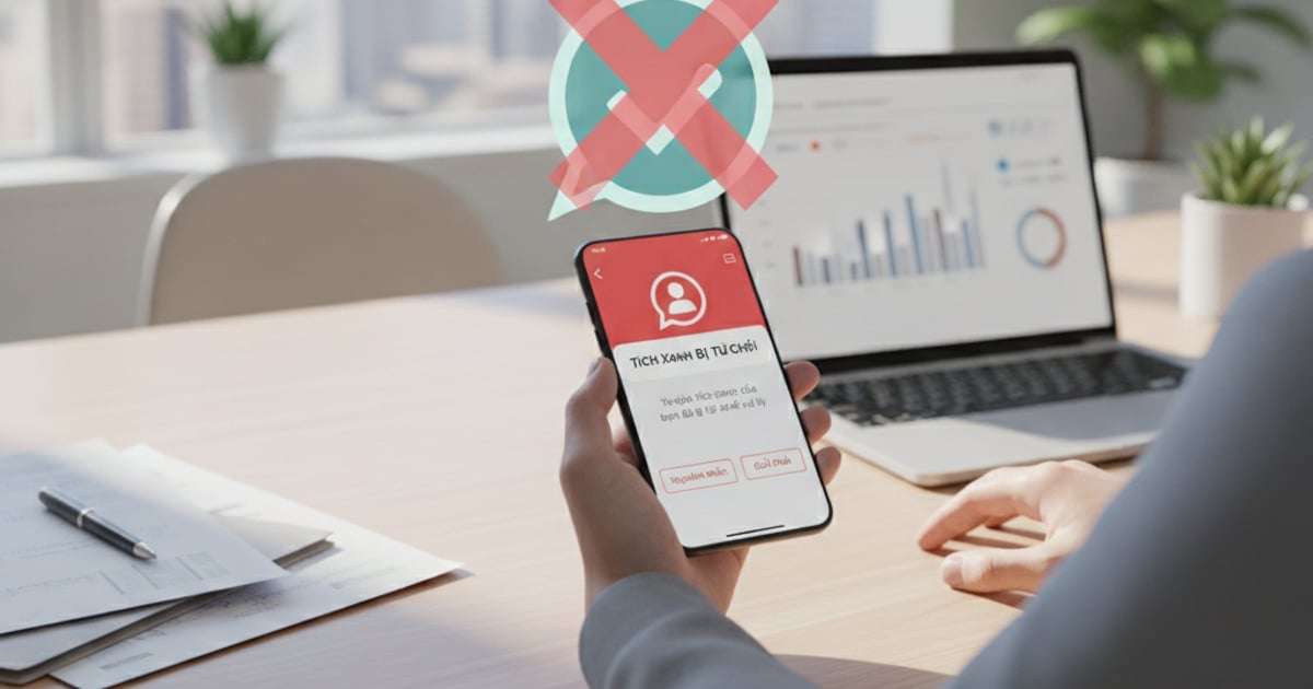 Nguyên nhân và giải pháp khi tích xanh WhatsApp bị từ chối xử lý