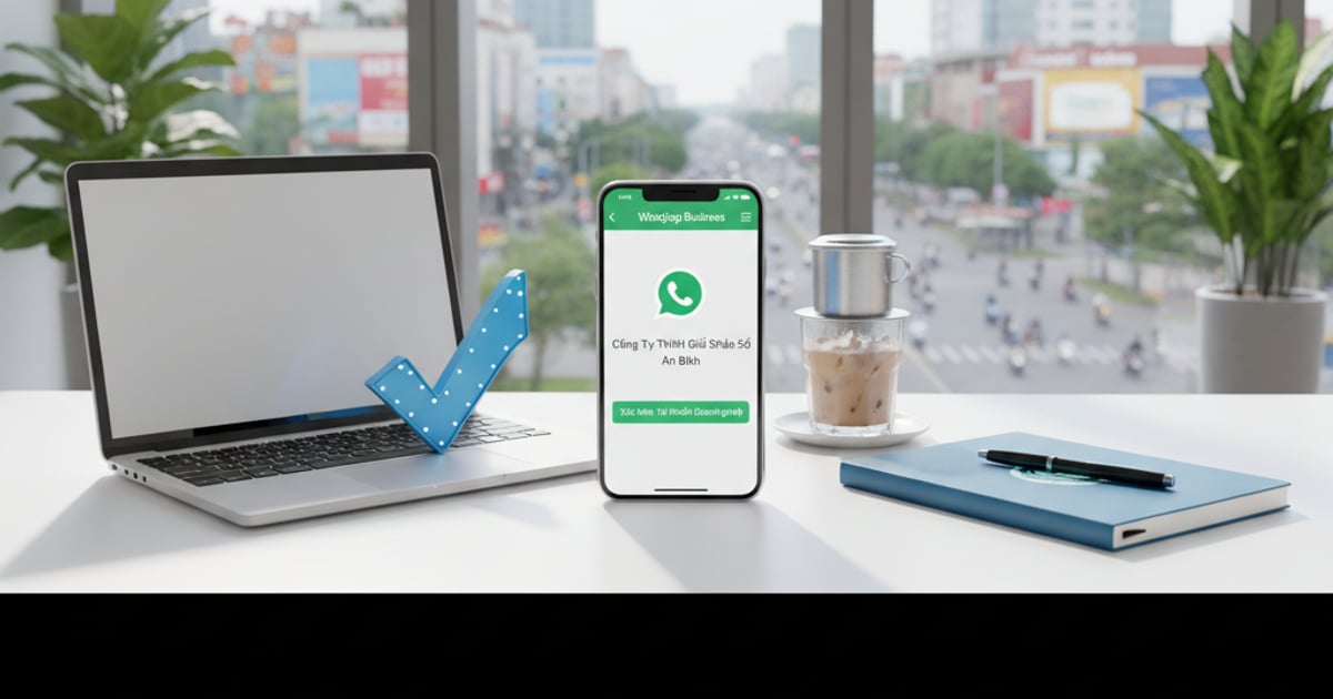 Cách đăng ký tích xanh WhatsApp Business 2026