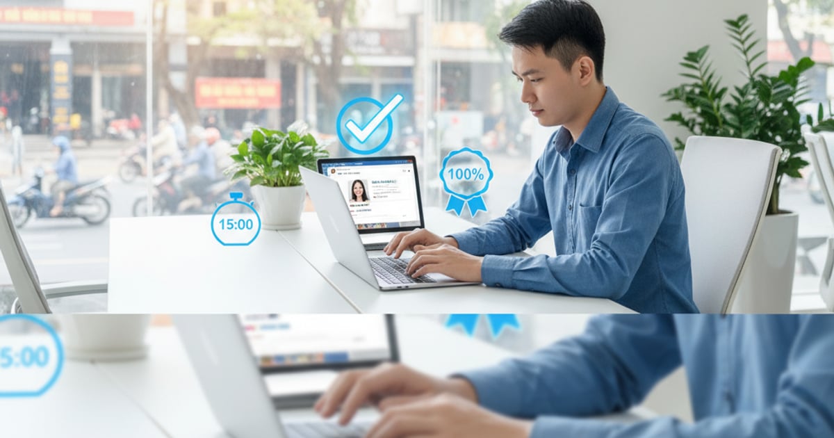 Đăng ký tích xanh fanpage bán hàng 15 phút, cam kết thành công 100%