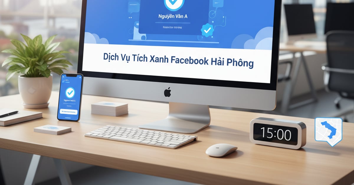 Dịch vụ tích xanh Facebook uy tín tại Hải Phòng trong 15 phút