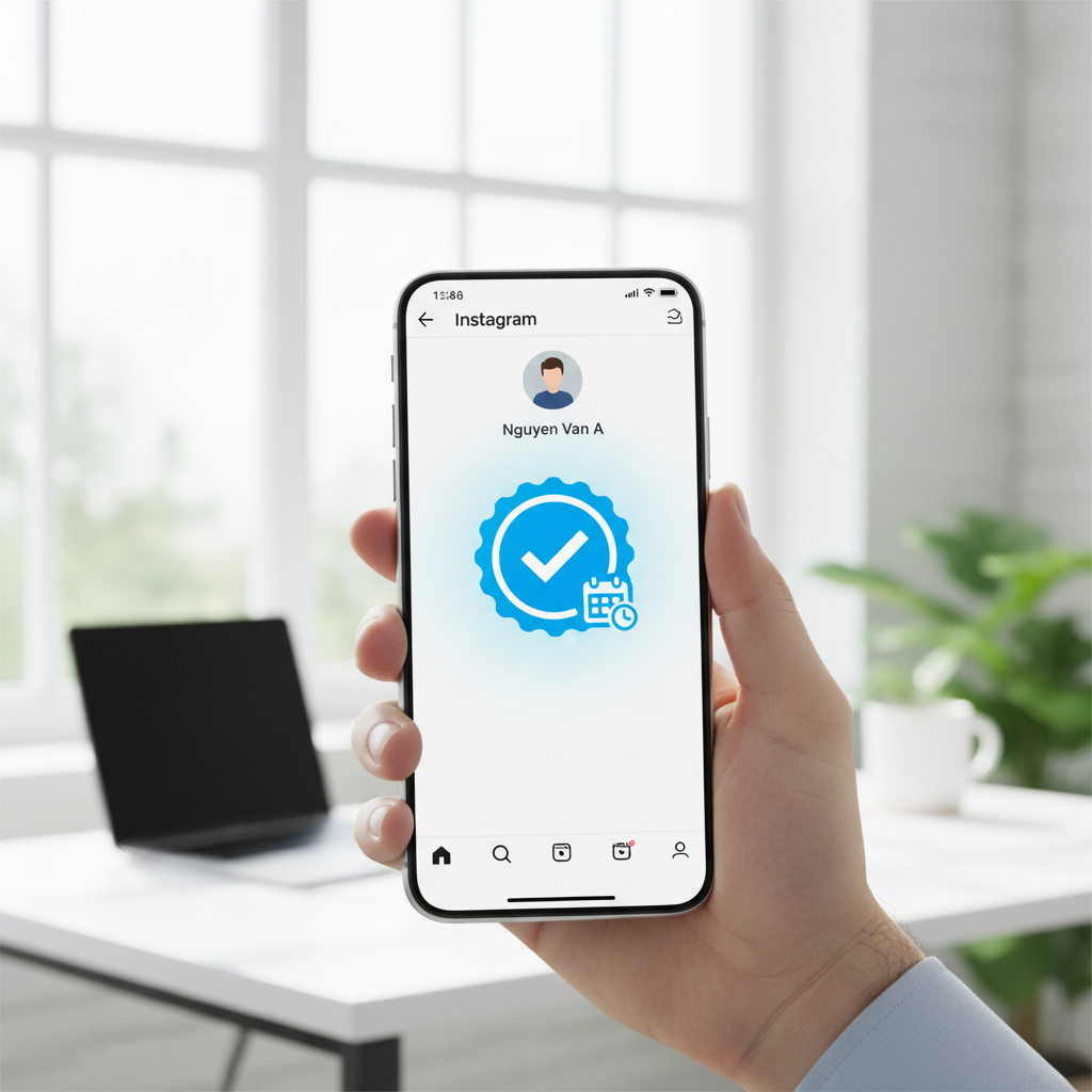 Instagram Account Bao Lâu Mới Đăng Ký Tích Xanh?