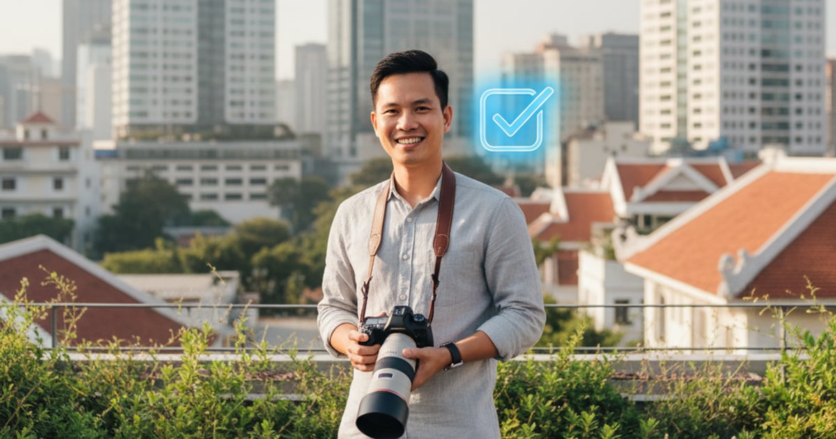 Tích Xanh Instagram Cho Photographer: Tăng Uy Tín 2026