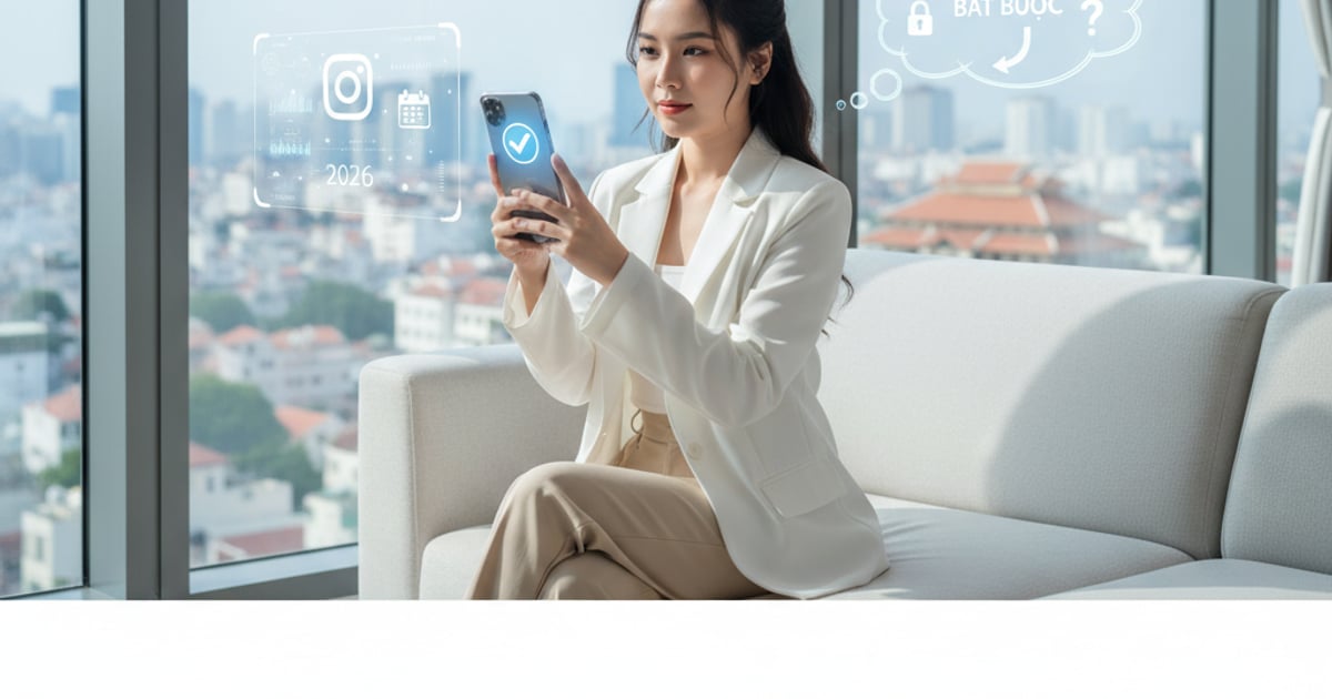 Tích xanh Instagram 2026 có bắt buộc với influencer hay tùy chọn?