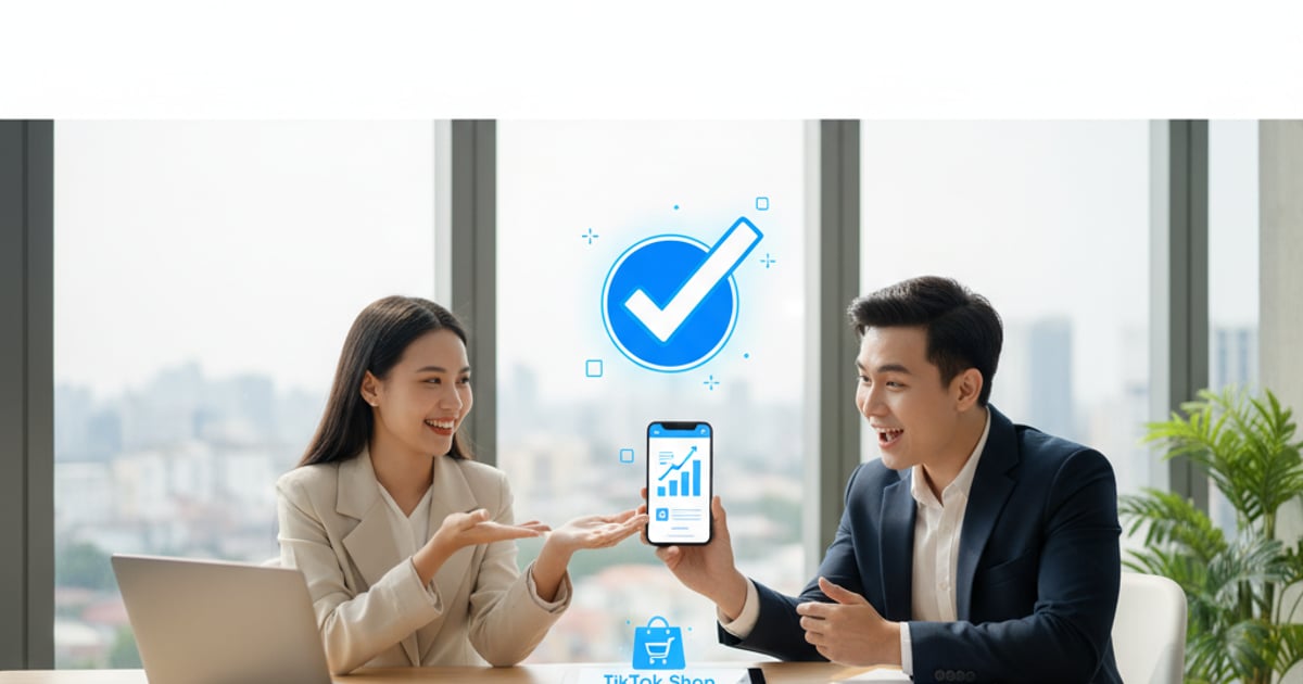 Hướng dẫn xác minh tích xanh TikTok shop 2026, tăng doanh số